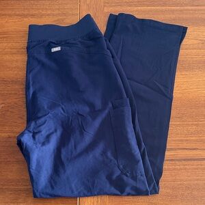 Figs Navy Cargo Scrub pants